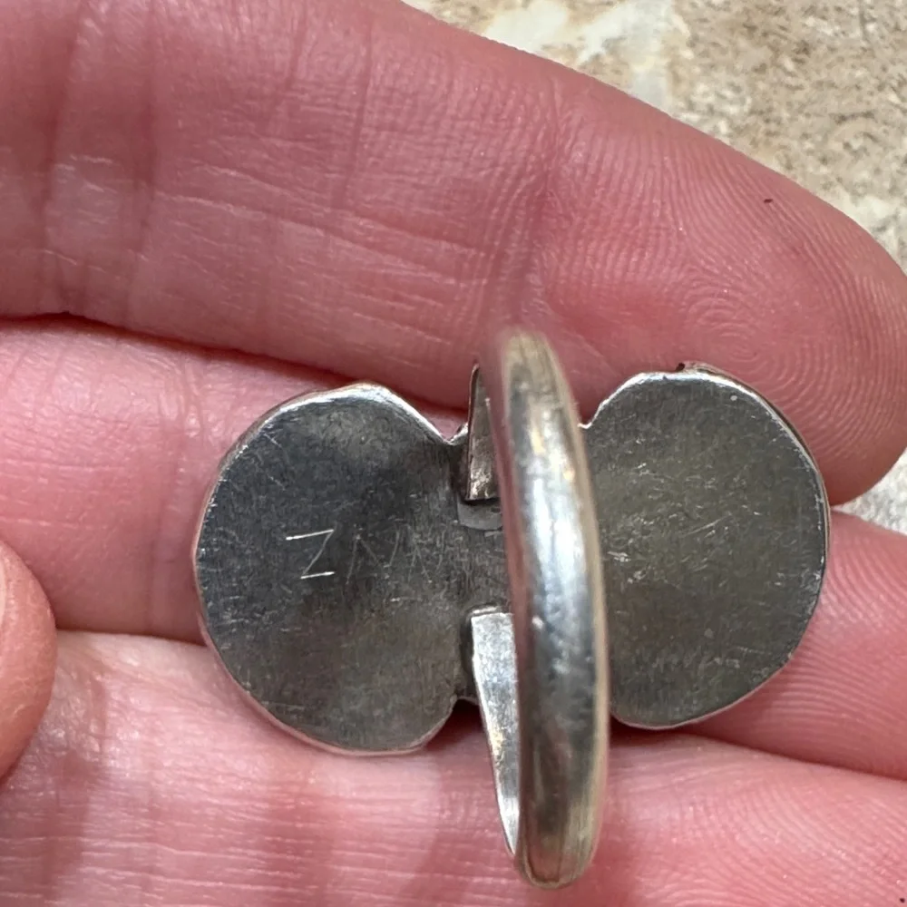 Turquoise Silver Women's Ring - Picture 10 of 13